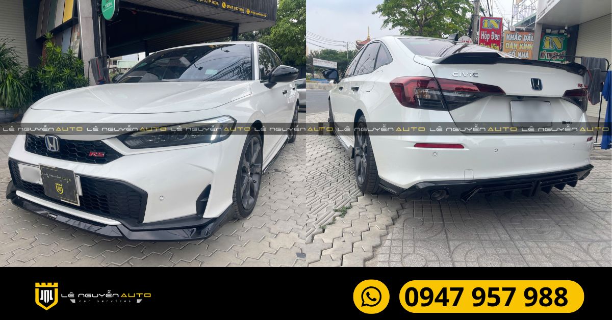 Quy trình thi công Body Lip tại Lê Nguyễn Auto