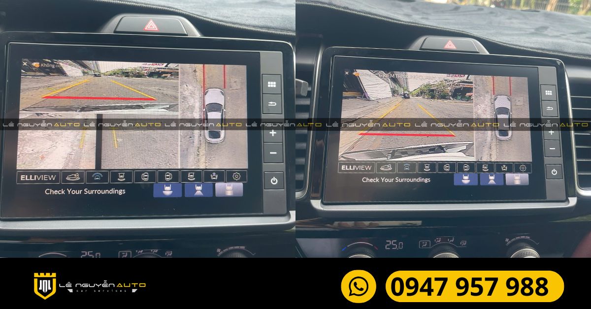 Vì sao nên lắp camera 360 Honda City tại Lê Nguyễn Auto?