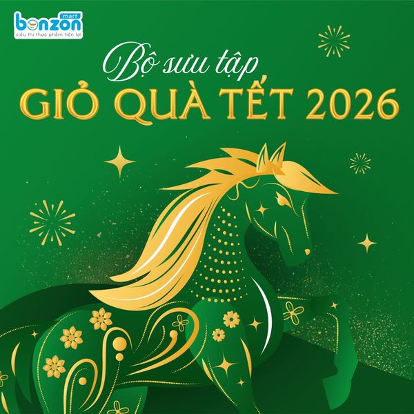 GIỎ QUÀ TẾT BONZON 2026 – TẾT TRÒN NHỜ VỊ NGON
