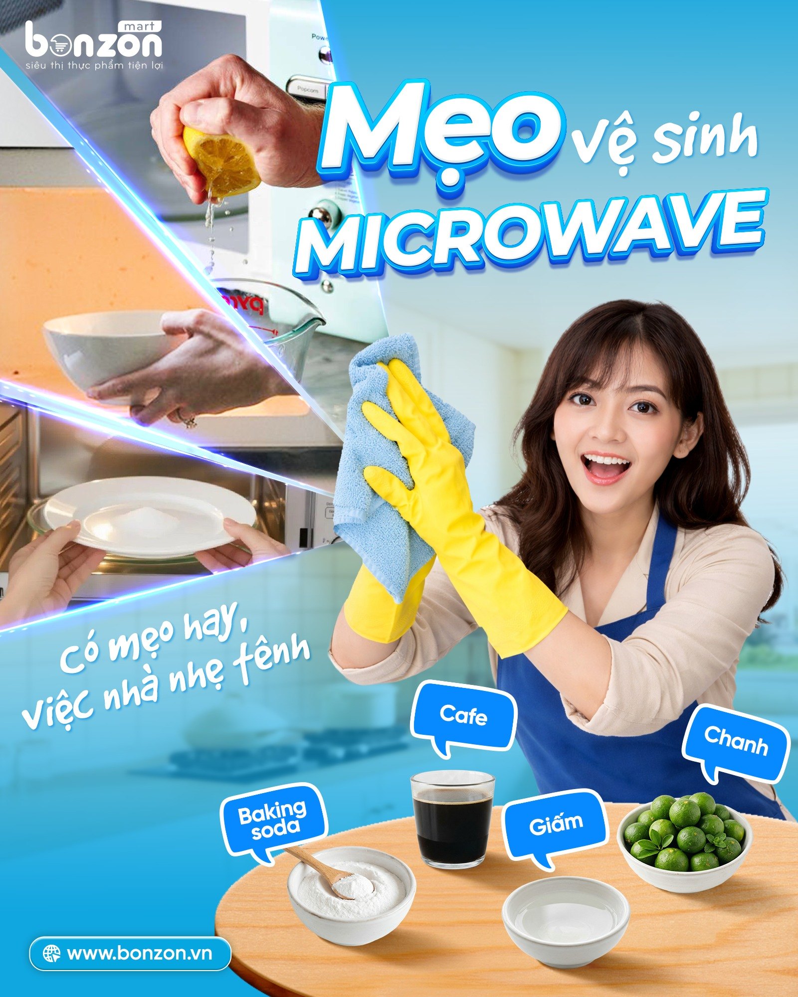 Microwave bốc mùi? Cách vệ sinh và khử mùi sạch tận gốc ngay tại nhà