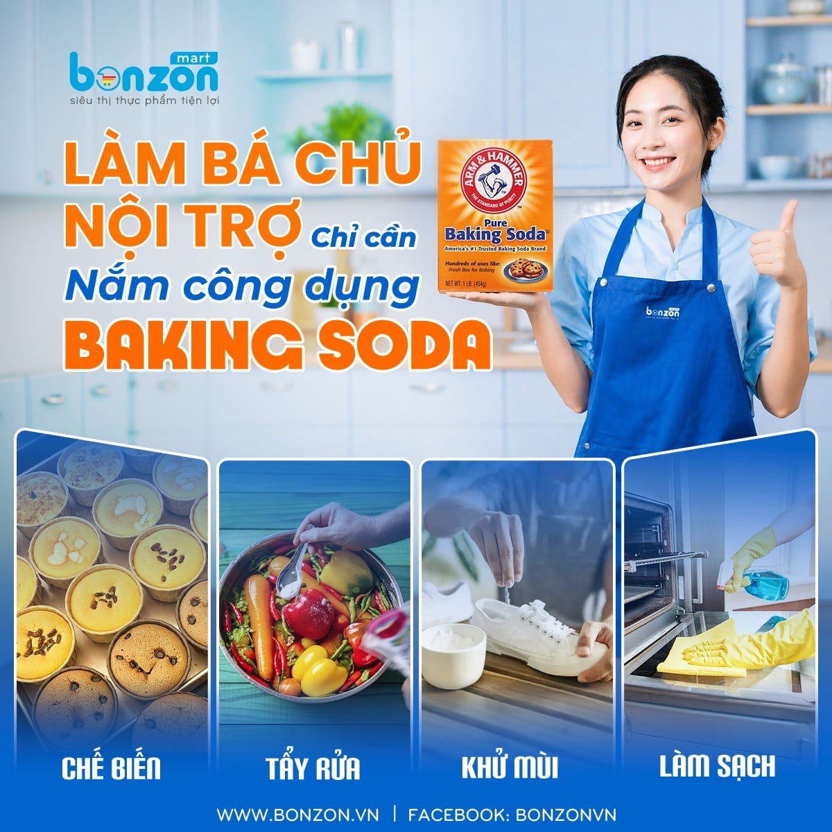 Baking soda là gì? Trợ thủ đa năng 