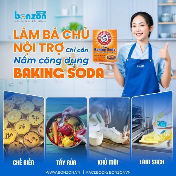 Baking soda là gì? Trợ thủ đa năng 