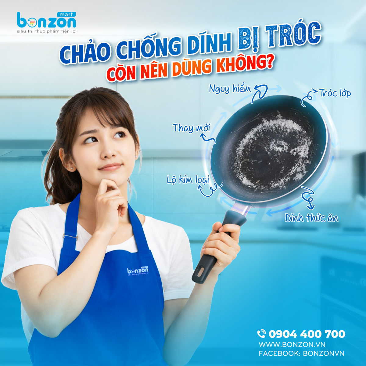 90% căn bếp Việt từng có chiếc chảo này nhưng ít ai biết cần thay ngay