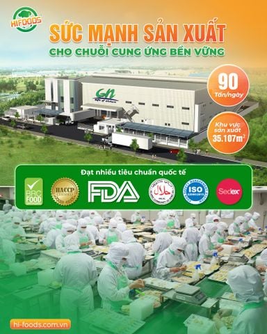 NĂNG LỰC SẢN XUẤT GN FOODS - TRÁI TIM CHUỖI CUNG ỨNG ỔN ĐỊNH