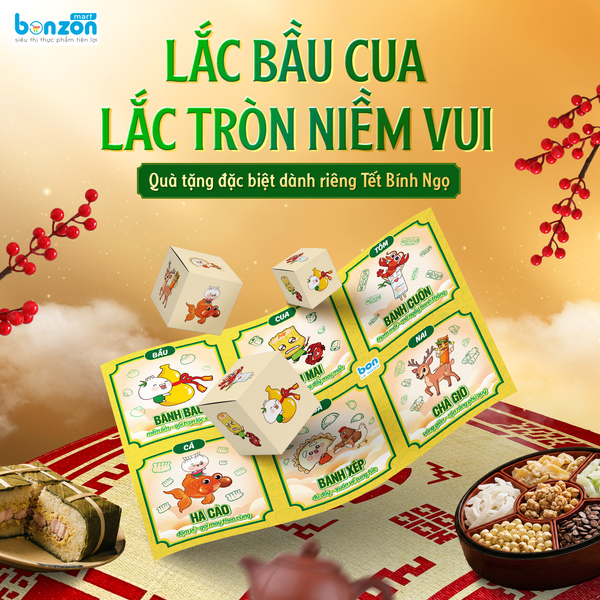 LẮC BẦU CUA - LẮC TRÒN NIỀM VUI: QUÀ TẾT DÀNH RIÊNG TẾT BÍNH NGỌ 2026
