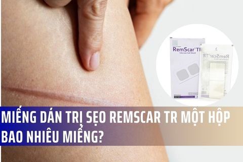 Miếng dán trị sẹo RemScar TR một hộp bao nhiêu miếng?