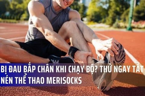 Bị đau bắp chân khi chạy bộ? Thử ngay tất nén thể thao Merisocks