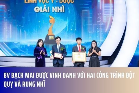 BV Bạch Mai Được Vinh Danh Với Hai Công Trình Đột Quỵ Và Rung Nhĩ