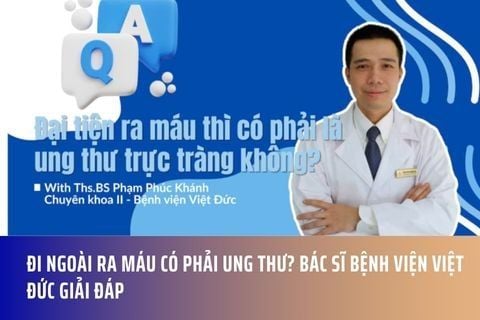 Đi Ngoài Ra Máu Có Phải Ung Thư? Bác Sĩ Bệnh Viện Việt Đức Giải Đáp