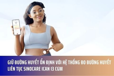 Giữ Đường Huyết Ổn Định Với Hệ Thống Đo Đường Huyết Liên Tục Sinocare iCan i3 CGM