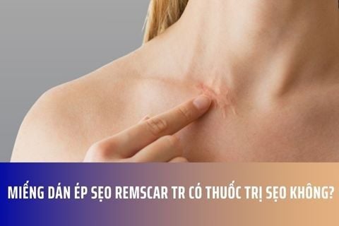 Miếng dán ép sẹo RemScar TR có thuốc trị sẹo không?