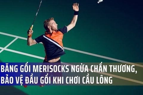 Băng gối Merisocks ngừa chấn thương, bảo vệ đầu gối khi chơi cầu lông