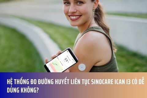 Hệ thống đo đường huyết liên tục Sinocare iCan i3 có dễ dùng không?