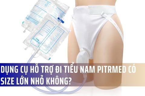 Dụng cụ hỗ trợ đi tiểu nam PitrMed có size lớn nhỏ không?