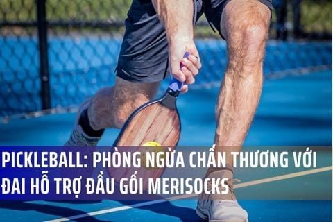 Pickleball: Phòng ngừa chấn thương với đai hỗ trợ đầu gối Merisocks
