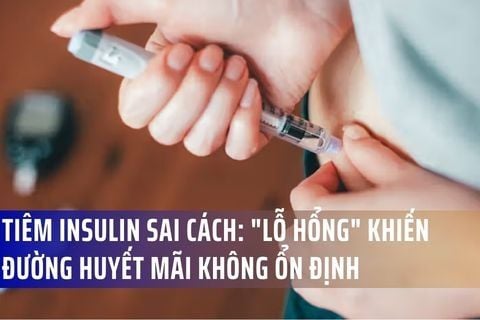 Tiêm insulin sai cách: 