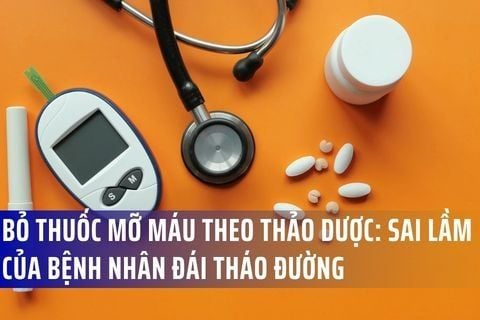 TỰ Ý BỎ THUỐC MỠ MÁU THEO THẢO DƯỢC: SAI LẦM CHẾT NGƯỜI CỦA BỆNH NHÂN ĐÁI THÁO ĐƯỜNG