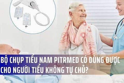 Bộ chụp tiểu nam PitrMed có dùng được cho người tiểu không tự chủ?
