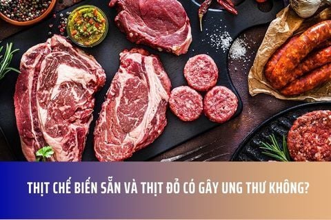 Thịt chế biến sẵn và thịt đỏ có gây ung thư không?