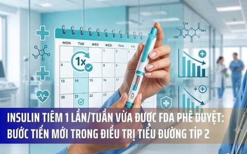 Insulin Tiêm 1 Lần/Tuần Vừa Được FDA Phê Duyệt: Bước Tiến Mới Trong Điều Trị Tiểu Đường Tuýp 2