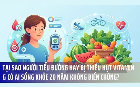 Tại Sao Người Tiểu Đường Hay Bị Thiếu Hụt Vitamin & Có Ai Sống Khỏe 20 Năm Không Biến Chứng?