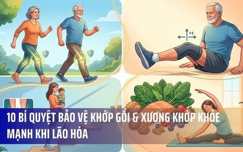 10 Bí Quyệt Bảo Vệ Khớp Gối & Xương Khớp Khỏe Mạnh Khi Lão Hóa