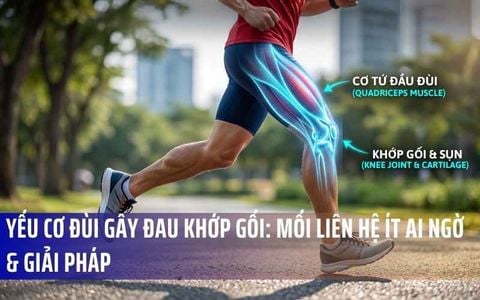 Yếu Cơ Đùi Gây Đau Khớp Gối: Mối Liên Hệ Ít Ai Ngờ & Giải Pháp