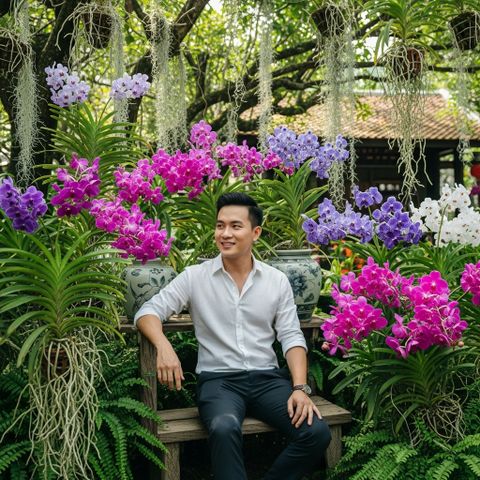 Cách chăm hoa lan Vanda theo khí hậu miền Nam