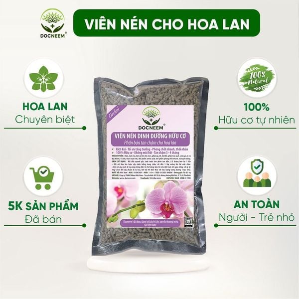 Phân bón hữu cơ cho lan