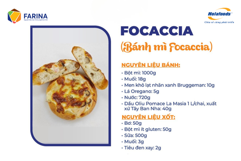 CÔNG THỨC BÁNH MÌ FOCACCIA – GIÒN TAN, THƠM NGON, ĐẬM VỊ Ý