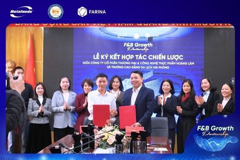 HOLAFOODS & TRƯỜNG CAO ĐẲNG DU LỊCH HẢI PHÒNG CHÍNH THỨC KÝ KẾT HỢP TÁC HỖ TRỢ ĐÀO TẠO CHIẾN LƯỢC!