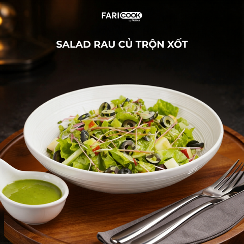 CÔNG THỨC SALAD RAU CỦ TRỘN XỐT