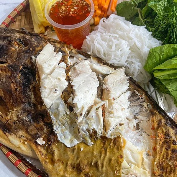 cá bò da nướng muối ớt