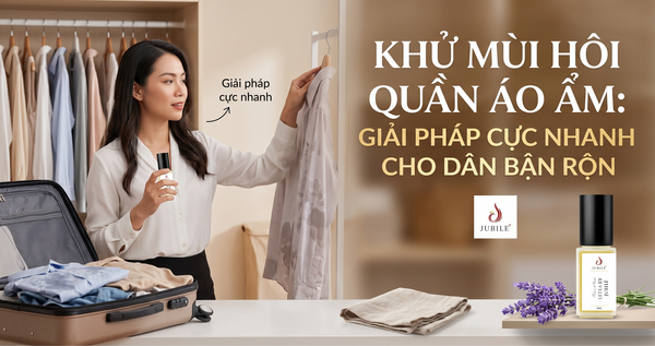 Khử mùi hôi quần áo ẩm: giải pháp cực nhanh cho dân bận rộn