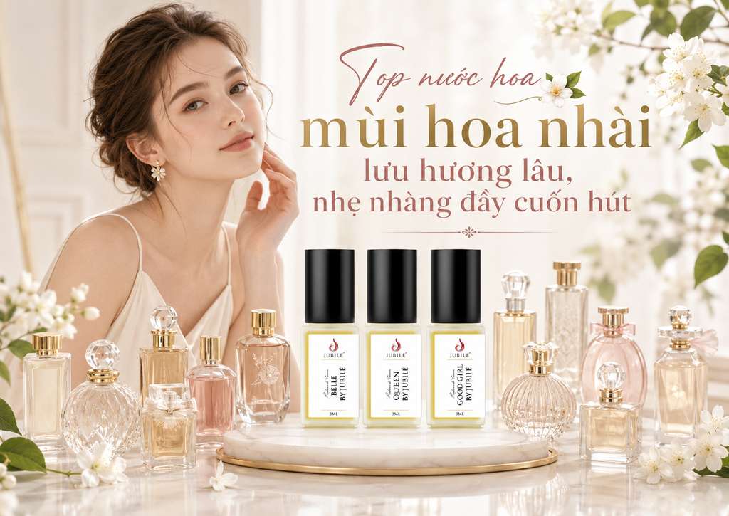 Top nước hoa mùi hoa nhài lưu hương lâu, nhẹ nhàng đầy cuốn hút