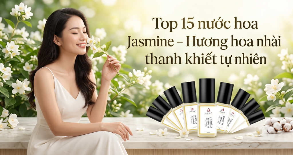 Top 15 nước hoa Jasmine – Hương hoa nhài thanh khiết tự nhiên