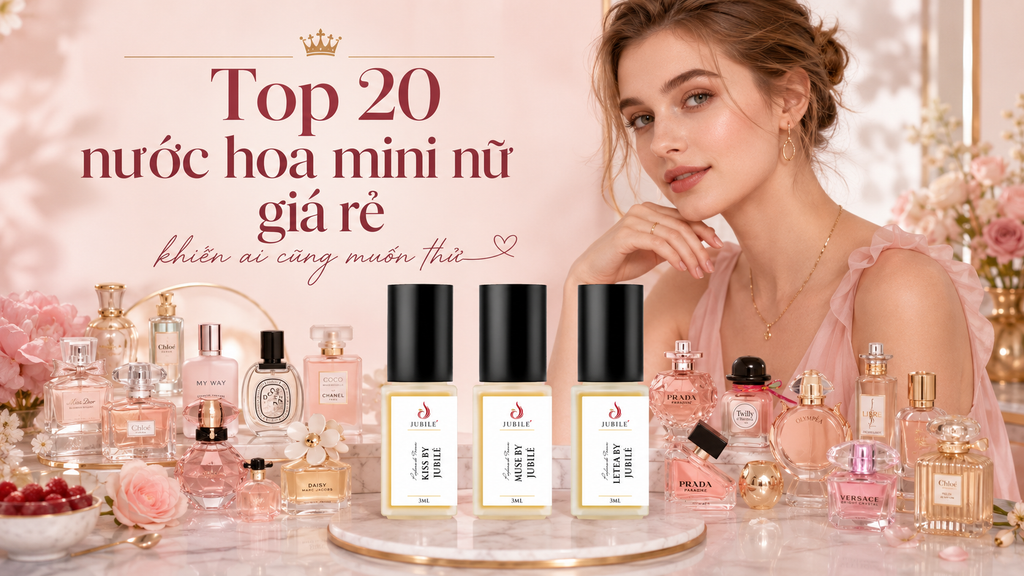 Top 20 nước hoa mini nữ giá rẻ khiến ai cũng muốn thử