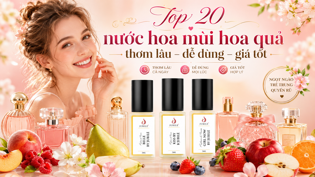 Top 20 nước hoa mùi hoa quả thơm lâu – dễ dùng – giá tốt