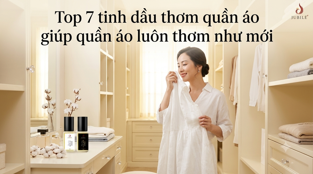 Top 7 tinh dầu thơm quần áo giúp quần áo luôn thơm như mới