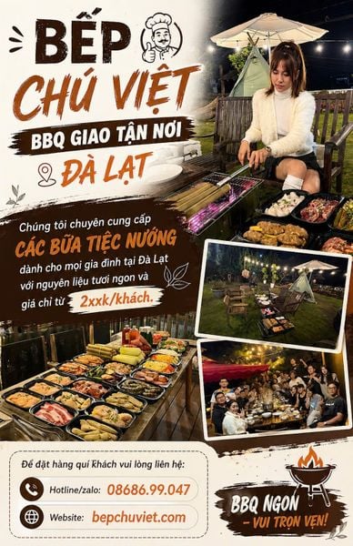 BBQ BẾP CHÚ VIỆT - ĐƠN VỊ ĐỒ NƯỚNG GIAO TẬN NƠI UY TÍN NHẤT ĐÀ LẠT !