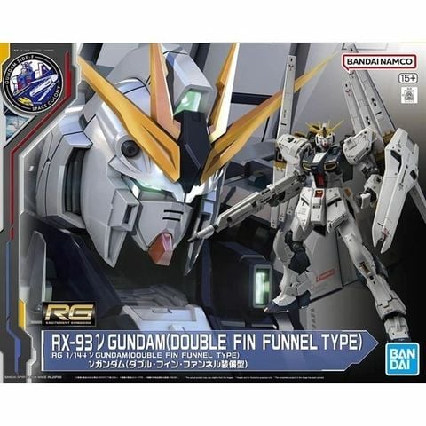 [Review chi tiết] RG 1/144 Nu Gundam - Double Fin Funnel Equipment Type