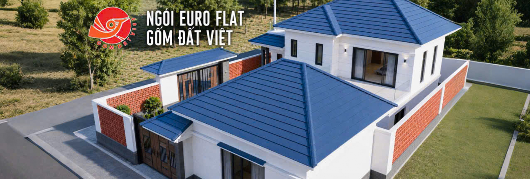 SẢN PHẨM NG&Oacute;I LỢP EURO FLAT GỐM ĐẤT VIỆT