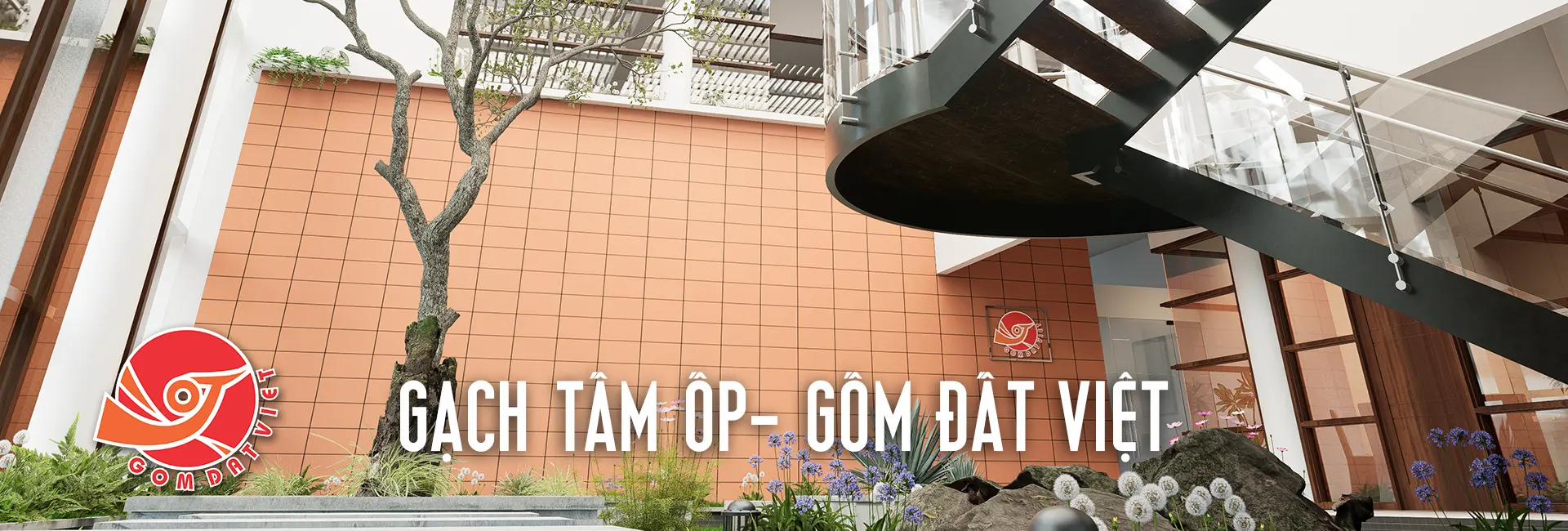 SẢN PHẨM TẤM ỐP TƯỜNG GỐM ĐẤT VIỆT