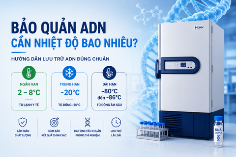 Bảo Quản ADN Cần Nhiệt Độ Bao Nhiêu? Hướng Dẫn Lưu Trữ ADN Đúng Chuẩn