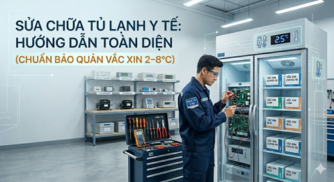 Sửa Chữa Tủ Lạnh Y Tế: Hướng Dẫn Toàn Diện (Chuẩn Bảo Quản Vắc Xin 2–8°C)