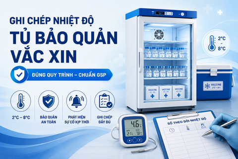 Cách Ghi Chép Nhiệt Độ Tủ Bảo Quản Vắc Xin Chuẩn GSP Và Đúng Quy Trình
