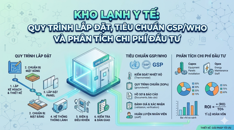 Kho Lạnh Y Tế: Quy Trình Lắp Đặt, Tiêu Chuẩn GSP/WHO Và Phân Tích Chi Phí Đầu Tư