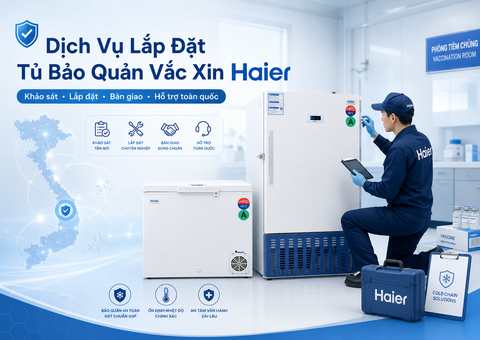 Dịch Vụ Lắp Đặt Tủ Bảo Quản Vắc Xin Haier Trên Toàn Quốc