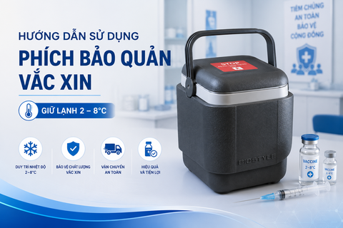 Hướng dẫn sử dụng phích bảo quản vắc xin đúng cách
