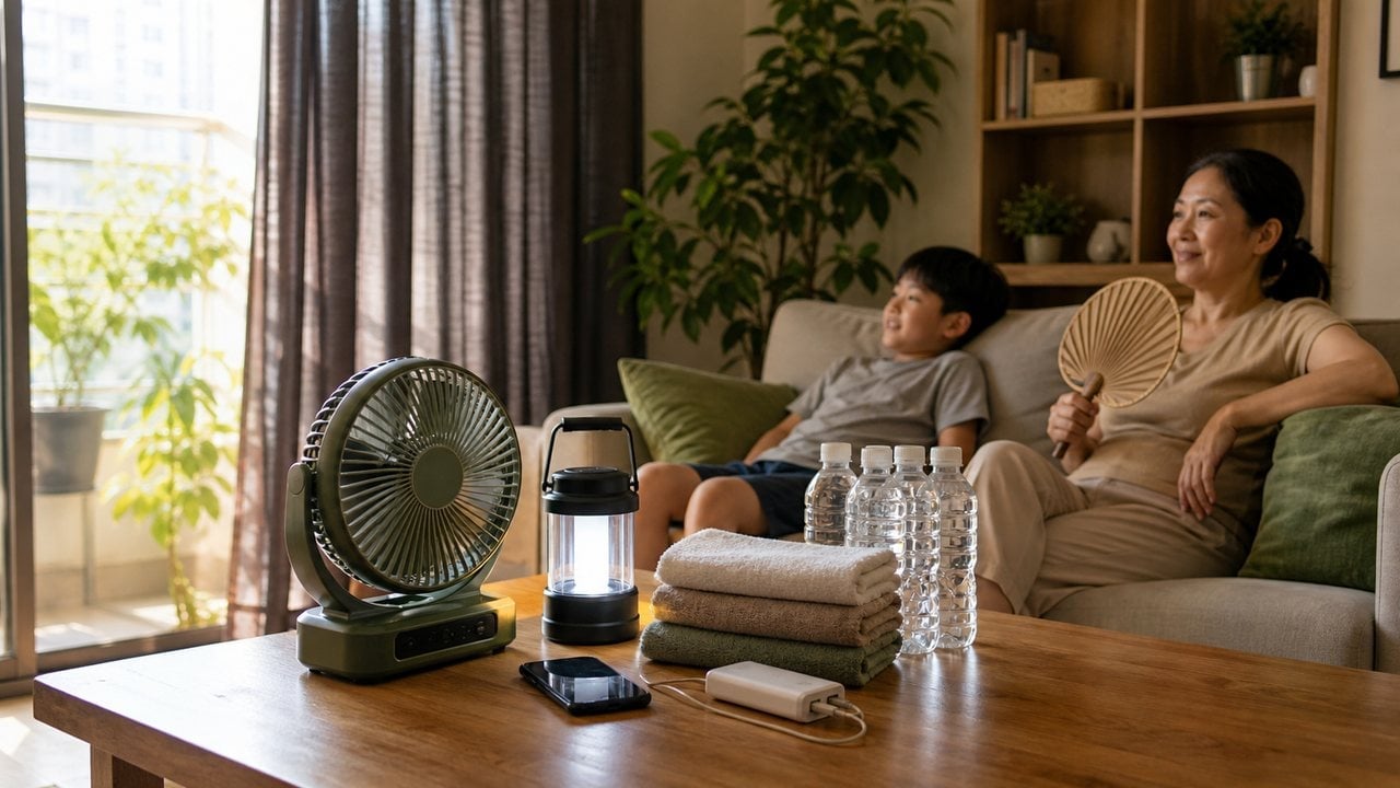Mất điện mùa hè: chuẩn bị gì để cả nhà vẫn mát và sinh hoạt thoải mái?